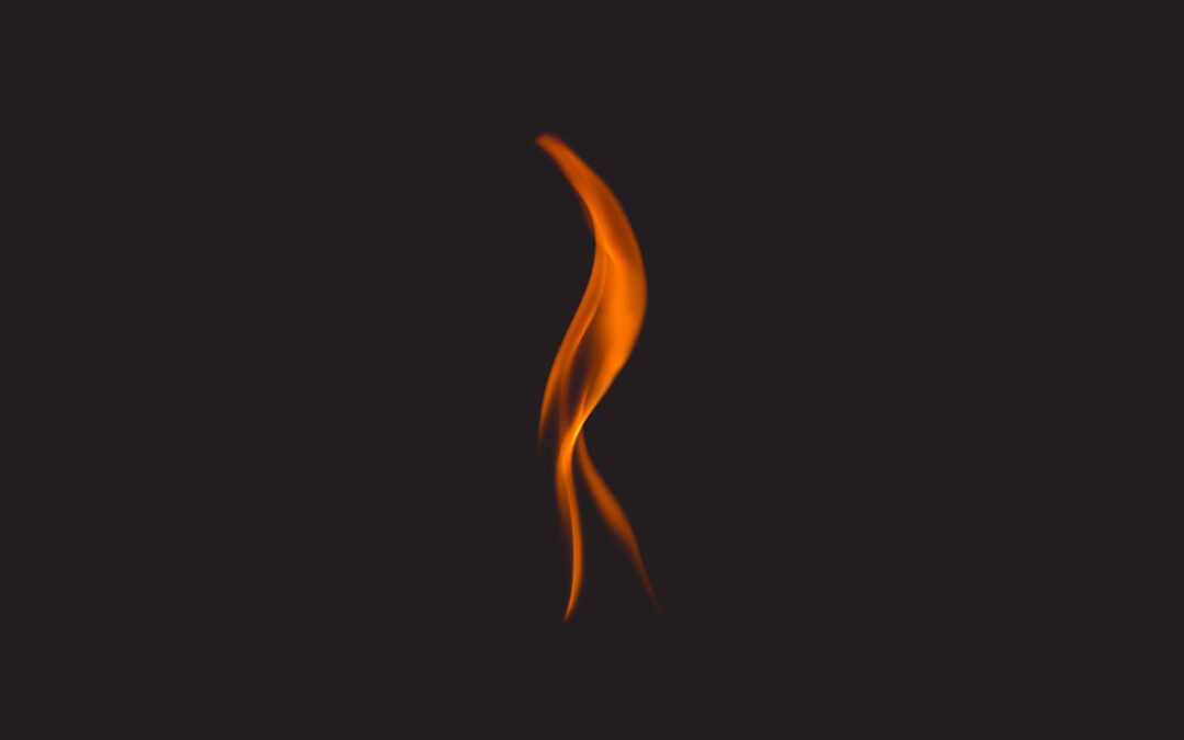 Image of a lone flame for Flammosexual Blog